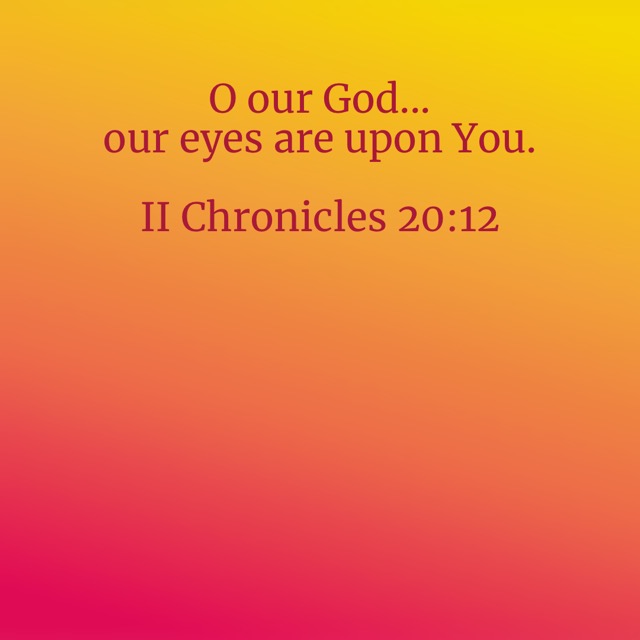 2 Chronicles 20:12