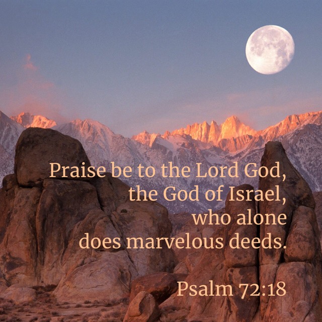 Psalm 72:18