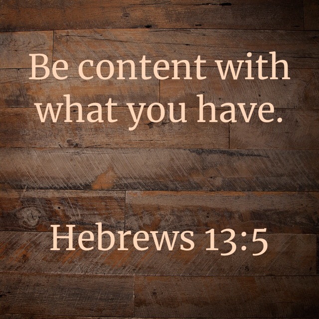 Hebrews 13:5