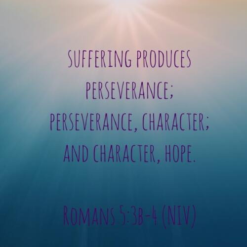 Romans 5:3b-4