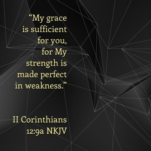 2 Corinthians 12:9a