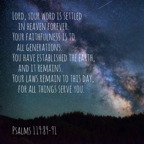 Psalm 119:89-91