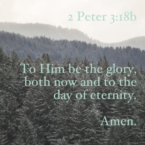 2 Peter 3:18b