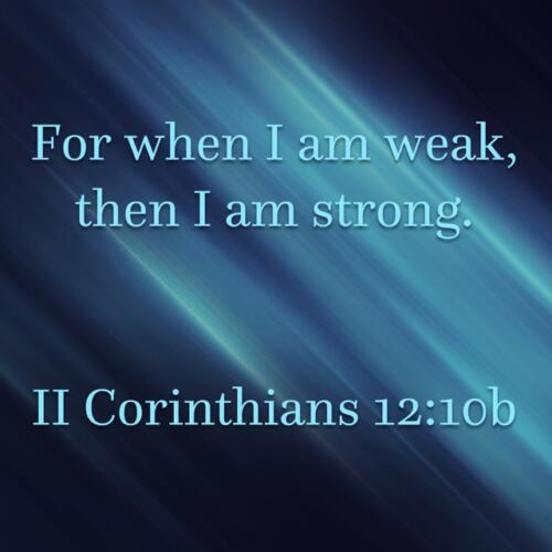 2 Corinthians 12:10b
